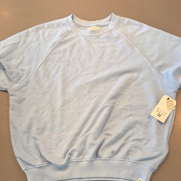 Blue Crewneck short sleeve top - Picture 1 of 2
